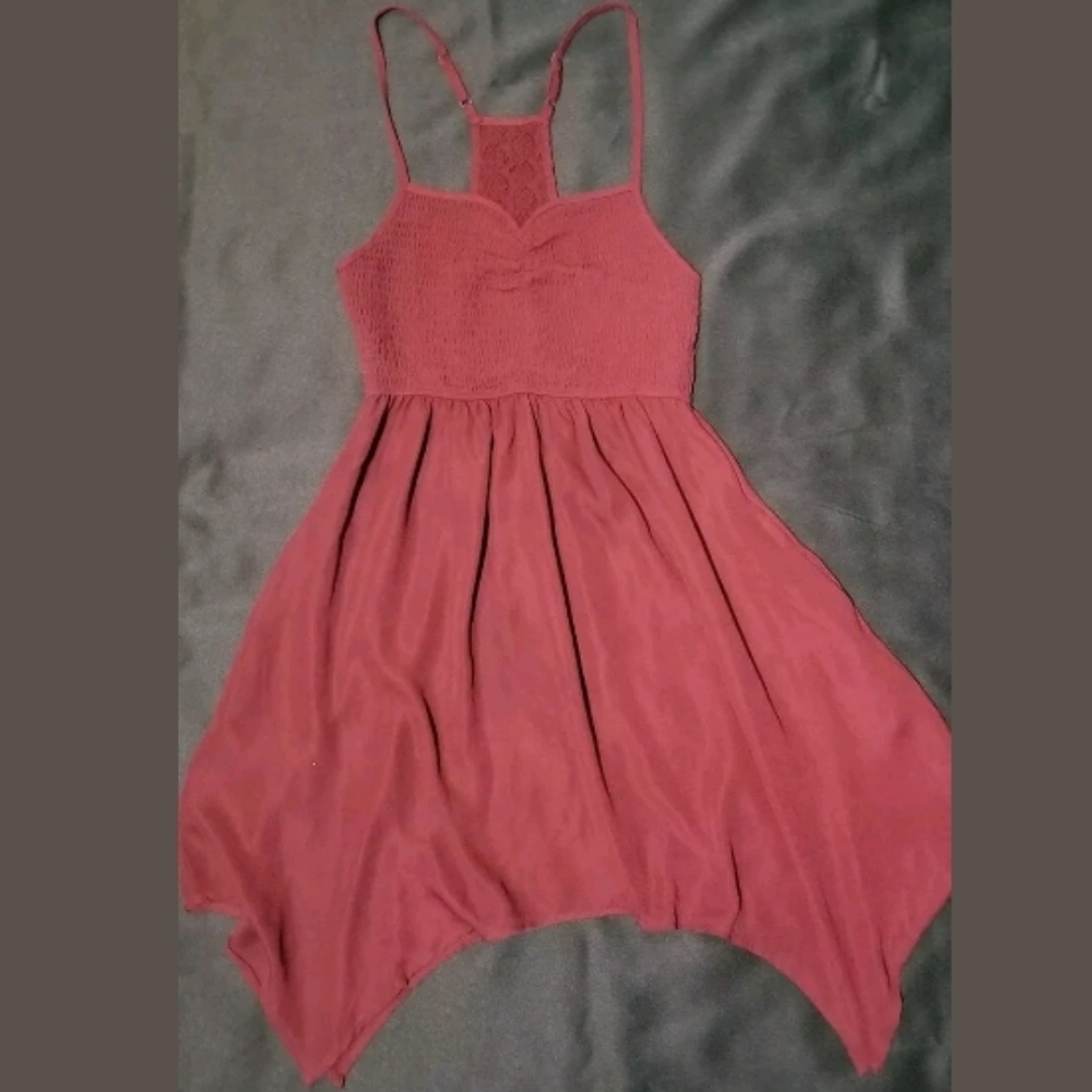 About A Girl Junior's Burgundy Dress Size M